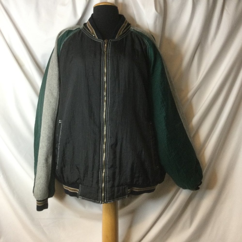 Vintage Himalaya Outfitters Men Jacket Coat Isolated Green Black Grey 2X Big
